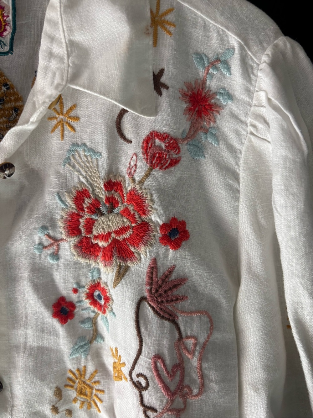 Beautiful Johnny Was Ruth Lisbon Tiger Blouse in size Small - Picture 6 of 11